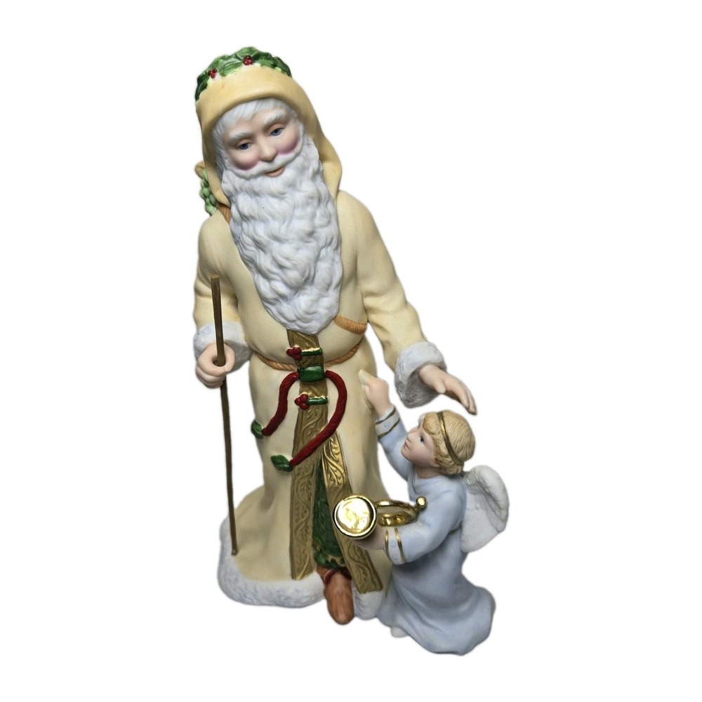 Vintage 1993 Lenox Limited Edition Bavarian Santa Fine Porcelain Figurine Child
